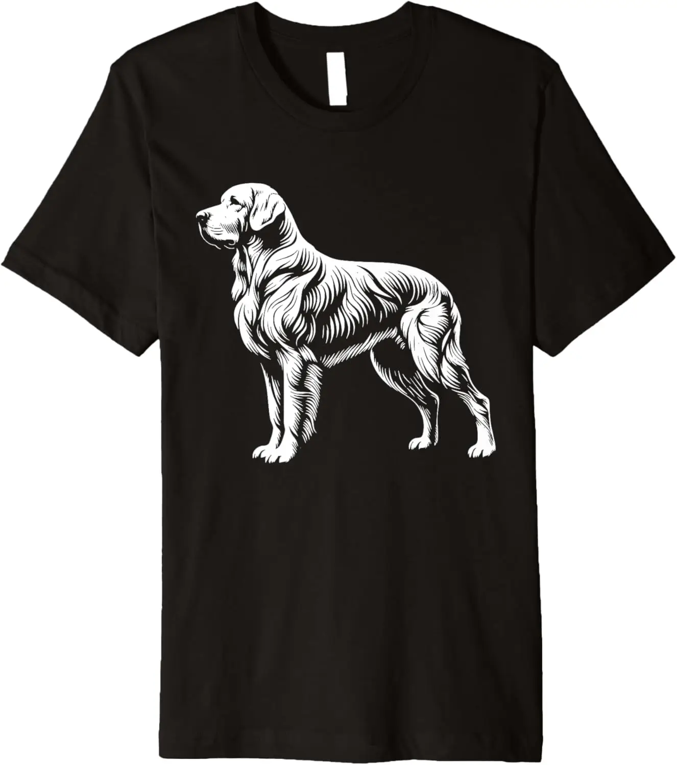 Dog Dad Mom Lover - Monochromatic Dog Premium T-Shirt