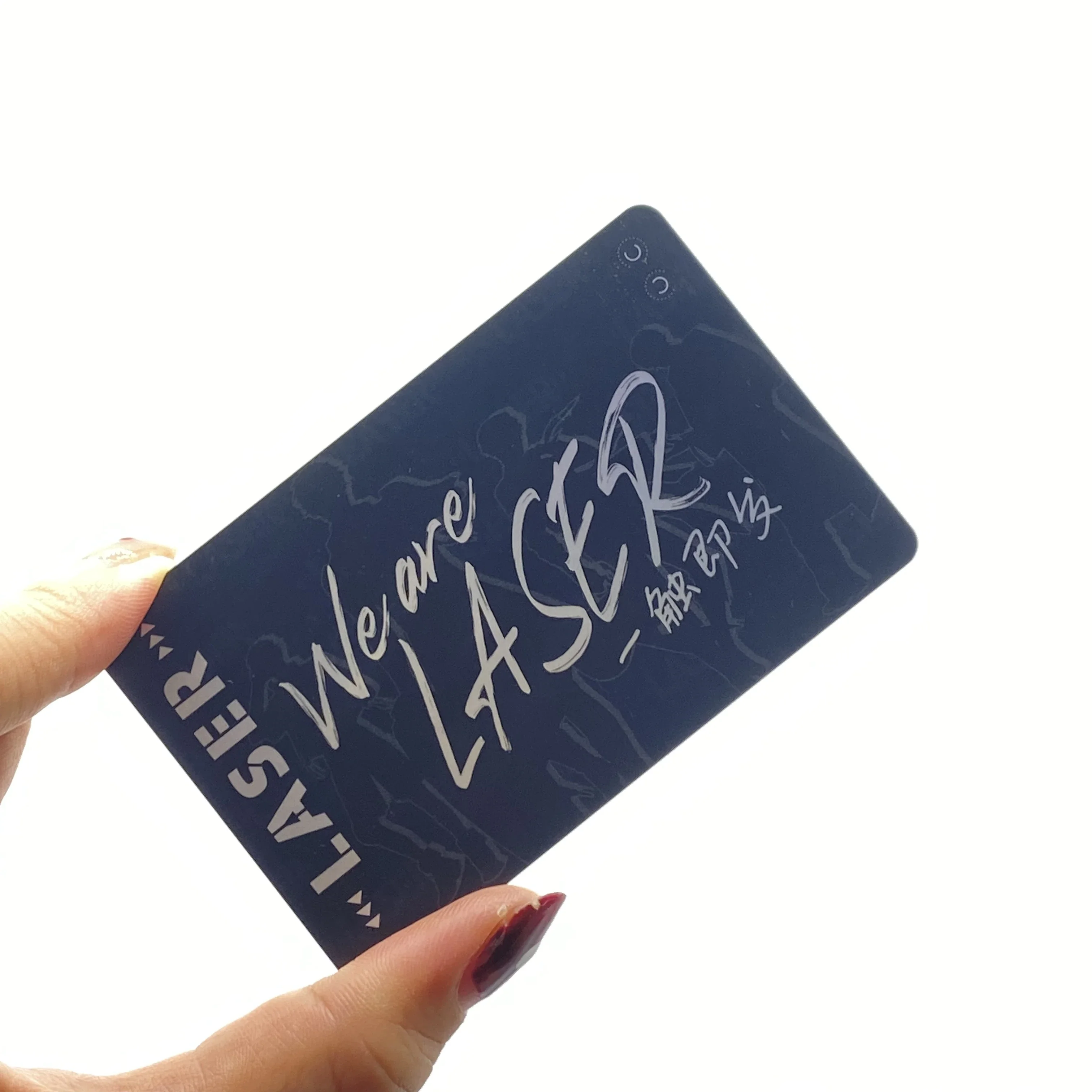 

Professional Custom Printable 13.56Mhz Ntag213 Ntag215 Smart Digital Rfid Business Pvc Matt Black Plastic Nfc Card