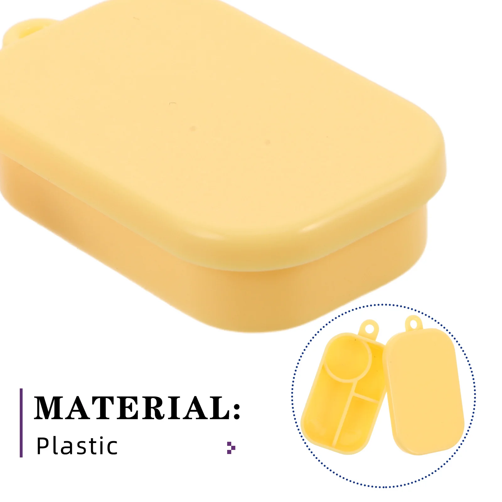 50개 미니어처 음식 용기 분할된 섹션 소꿉놀이 주방 게임 액세서리 인형집 미니 식사 상자 어린이용