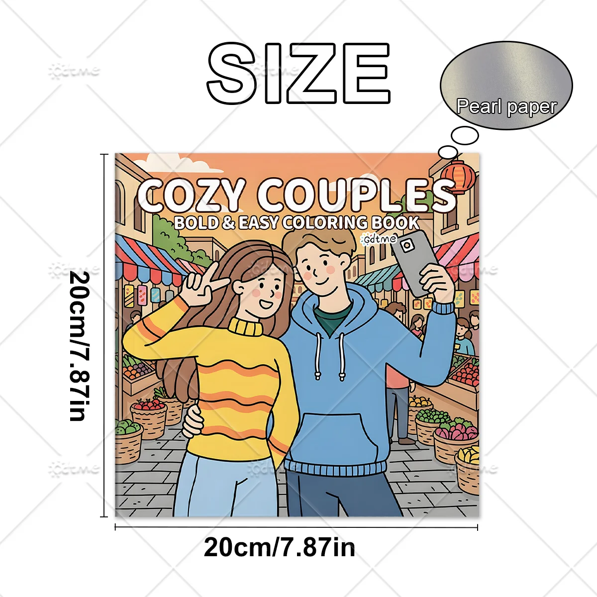 COZY COUPLES Coloring Book for Adults Featuring Cute Cozy Daily Activities for Relaxation (Cozy Spaces Coloring)