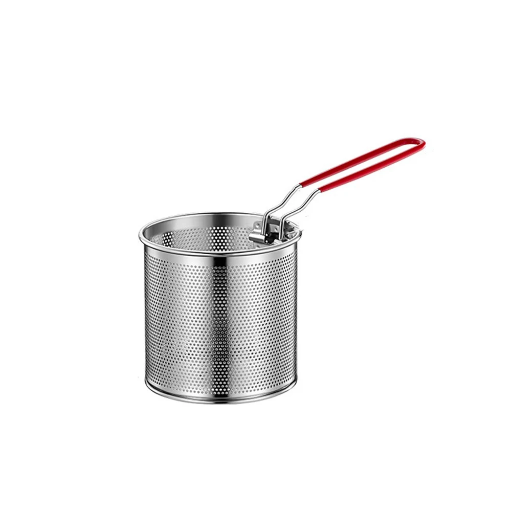 

Эффективная кухонная утварь для макарон, гаджет, сито для макарон, корзина со съемной ручкой, сетка из нержавеющей стали