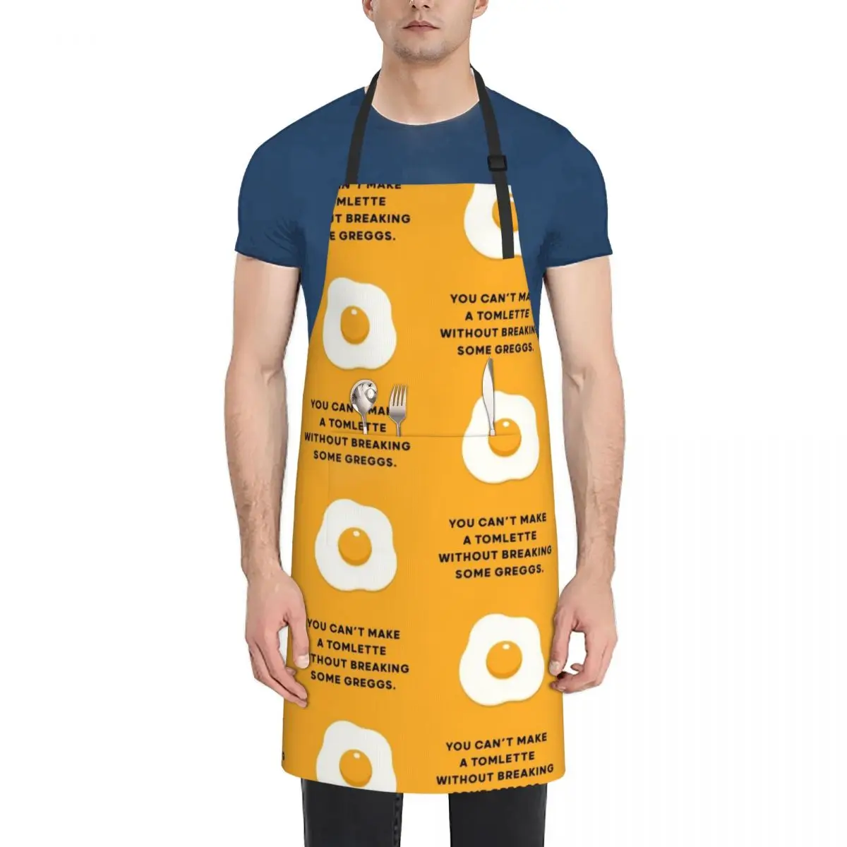 

You Can't Make a Tomlette Without Breaking Some Greggs Apron Barista Apron