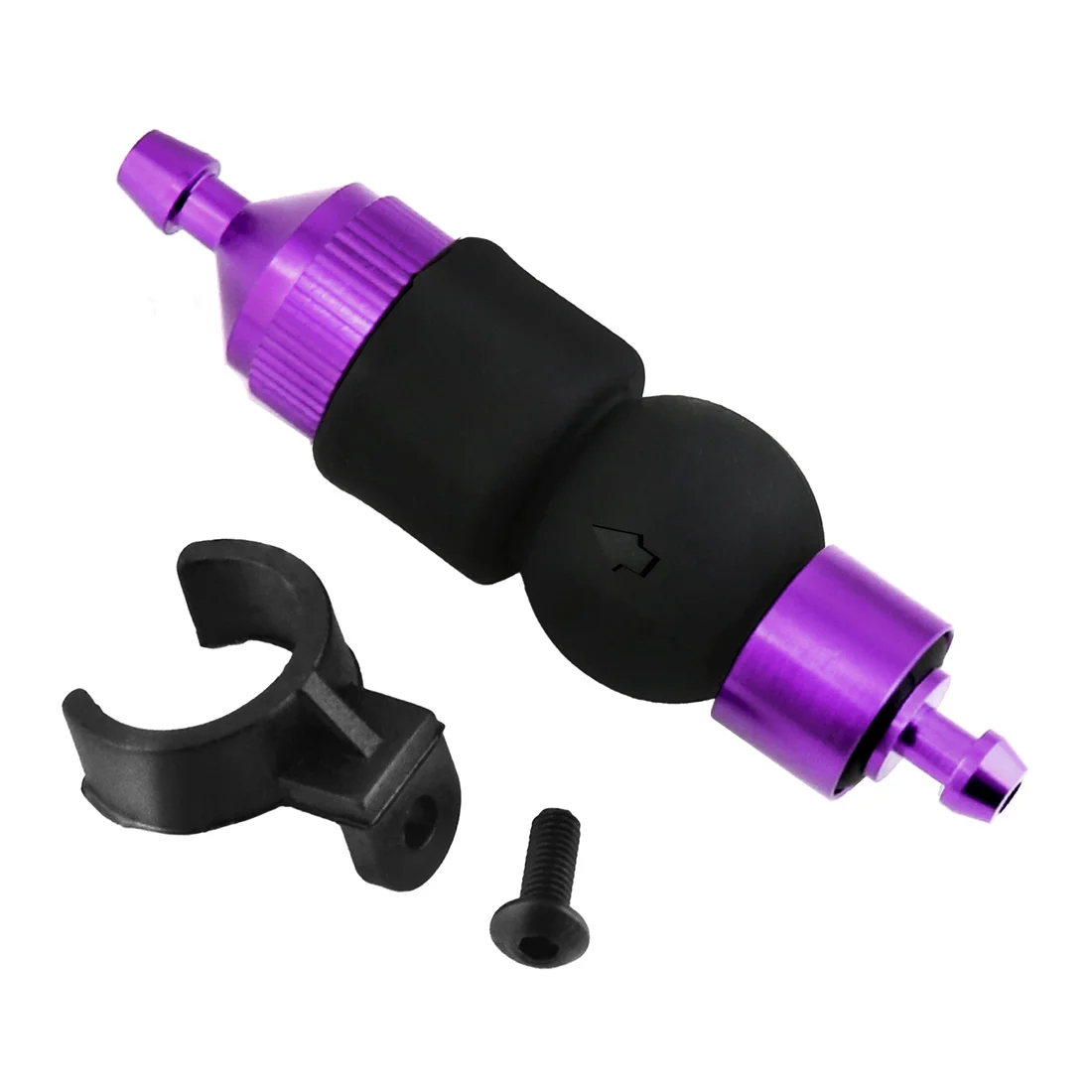 Fuel Filter Nitro Engine Parts Fuel Tank Spare Parts for 1/8 1/10 RC Model Car HSP Kyosho Redcat Himoto HPI,Purple