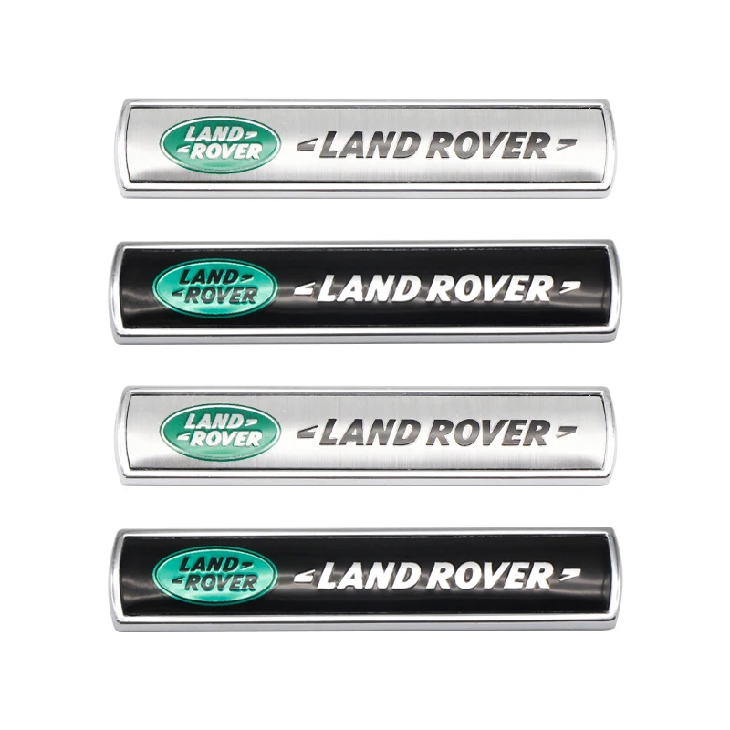 Car 3D Metal Logo Logo Side Body Fender Trunk Sticker For Land Rover Discovery Velar Evoque Range Rover Decorative Accessories