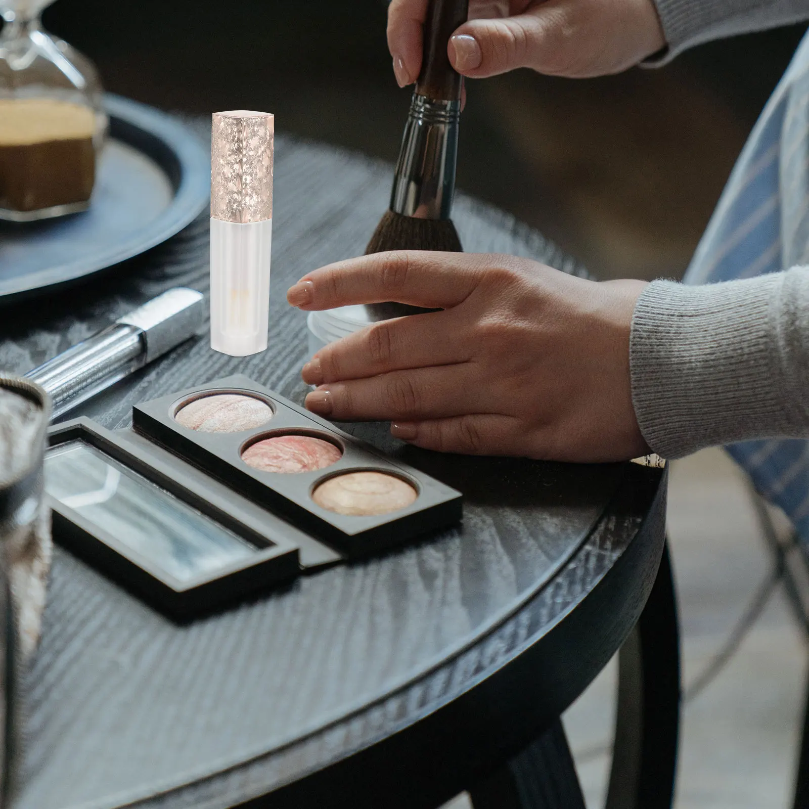 

3Pcs Lip Gloss Tubes Empty DIY Containers Small Business Travel Makeup Supplies Lip Gloss Tubes Lipstick Making Kit