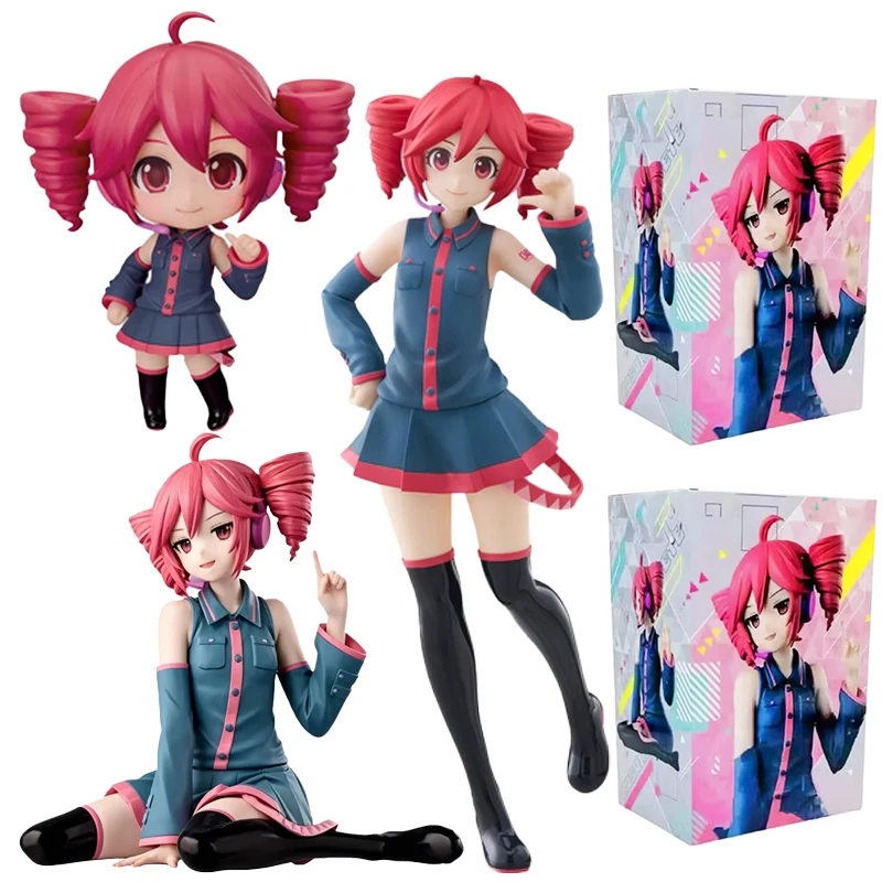 Utau Kasane Teto Premium Chokonose 17cm PVC Actionfigur Anime Figurine Modell Sammlerstück Geschenk zum Geburtstag