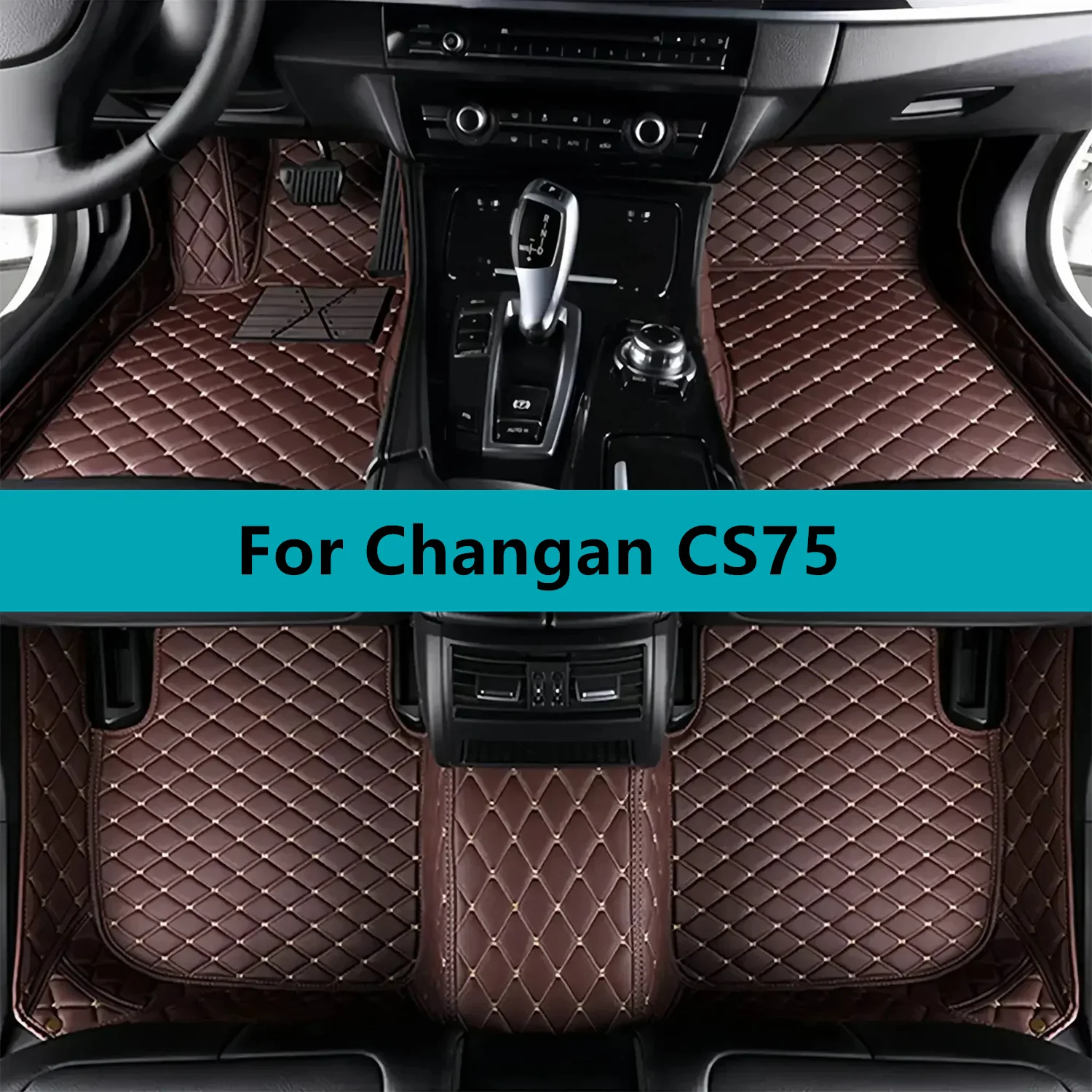

Leather Waterproof Car Floor Mats For Changan CS75 2020 2021 2022 2023 2024 2025 2026 2027 Car Floor Mats Interior Accessories