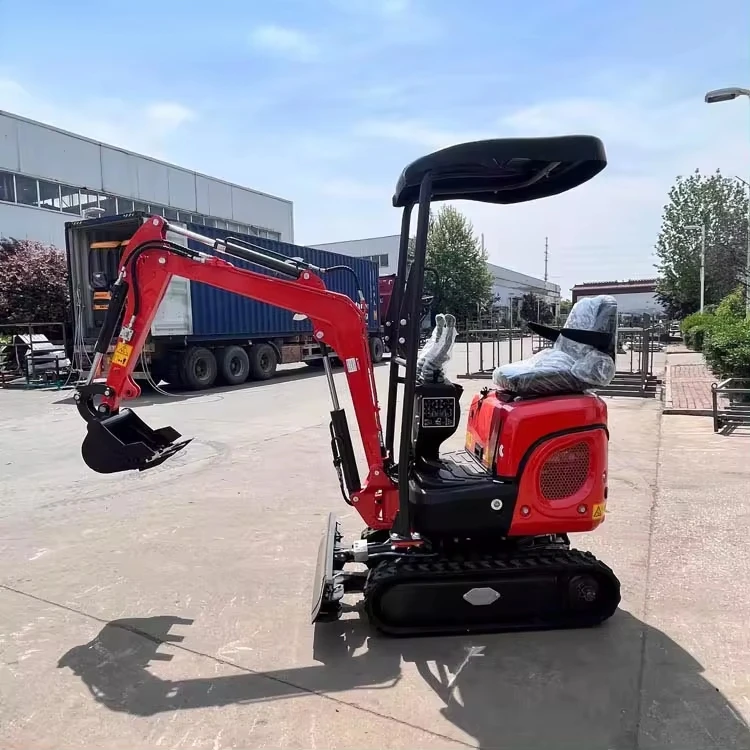 Long reach boom arm mini excavator with boom swing function1 ton mini excavator machine equipment Japanese KUBOTA EPA engine