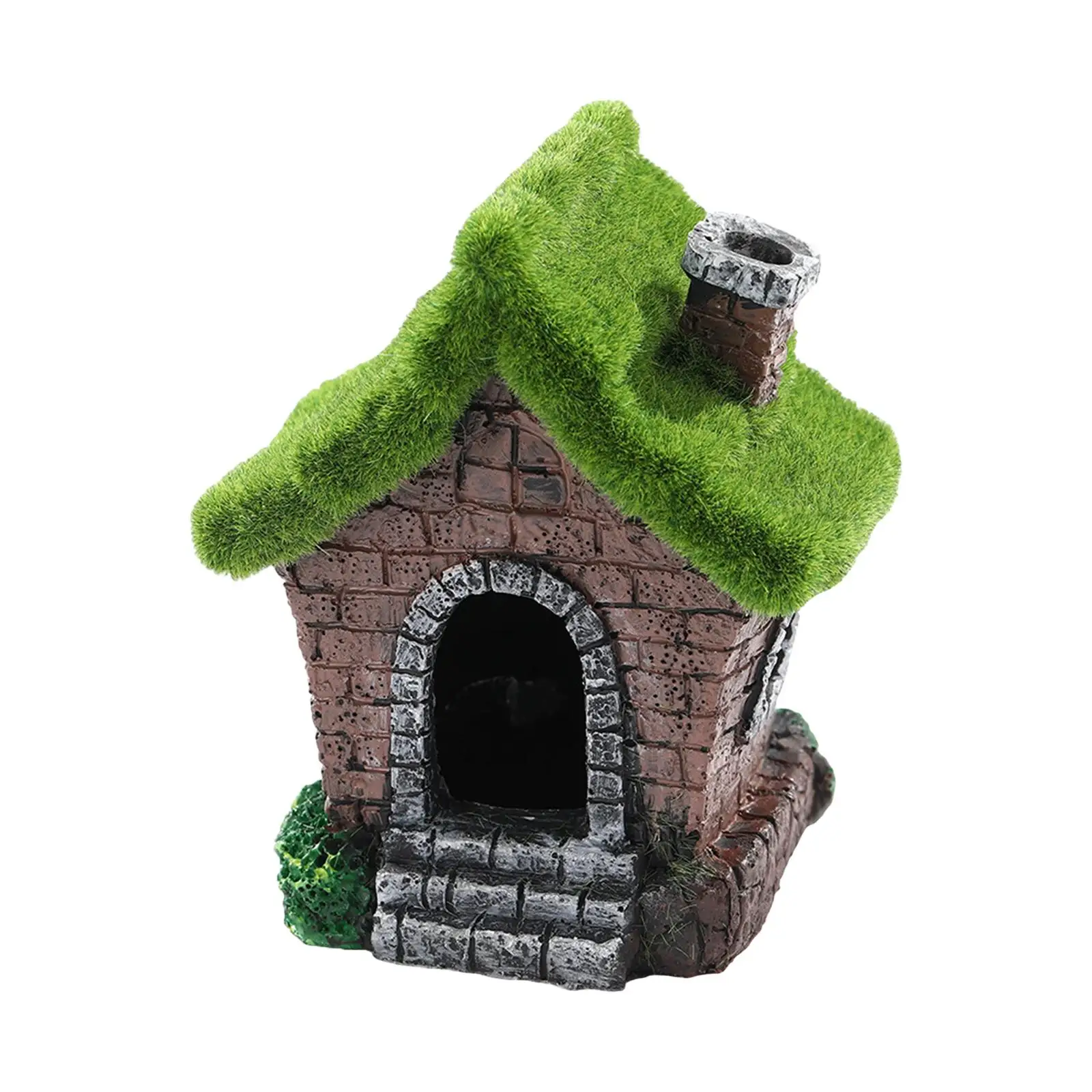 

Decorative Resin Fish House Aquarium Figurine Hide Cave Statue for Miniature Aquariums and Fish Bowls