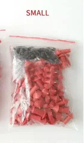 90Pcs Universal Mushroom Shaped Tubeless Tire Repair Insert Sockets Plugs Red Black 7mm 8mm Tire Repair Rubber Bullet for Car