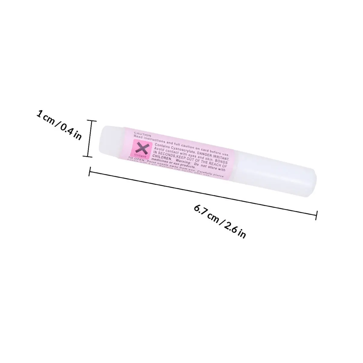 8Pcs Nail Glue Professional Strong Adhesive Mini Bottle Easy Use Nail Art Tool French Tips Rhinestones Decorate Accessories