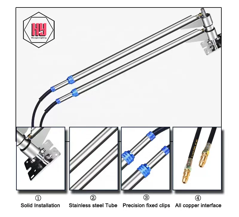 

High Quality Car Wash Ceiling Boom Z-Shaped Car Washing Cantilever Cars Wash 360 Rotating Rocker Arm