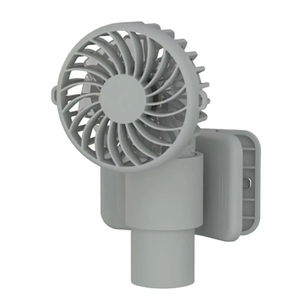 

Регулируемый ручной двигатель вентилятора, тихий вентилятор, портативный вентилятор, три настройки скорости ветра, регулируемый угол 90 для кемпинга