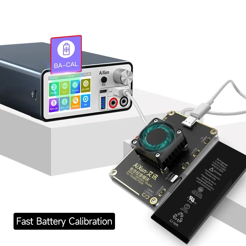 Aixun P2408S Support Battery Quick Charging Activation Short Circuit Test Intelligent Voltage Stabilization Repair Power Supply