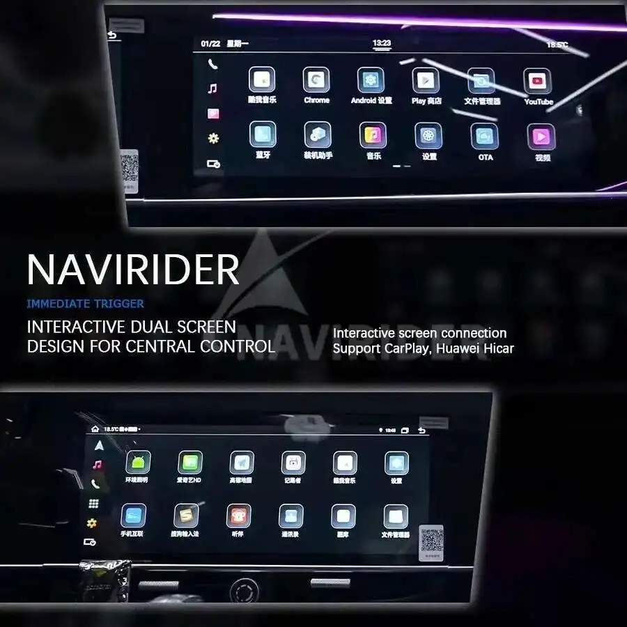Para Porsche Panamera 2010-2016 12,3 + 12,3 "Android AUTO Carplay 4G 8 núcleos reproductor de vídeo Multimedia para coche navegación GPS Radio estéreo