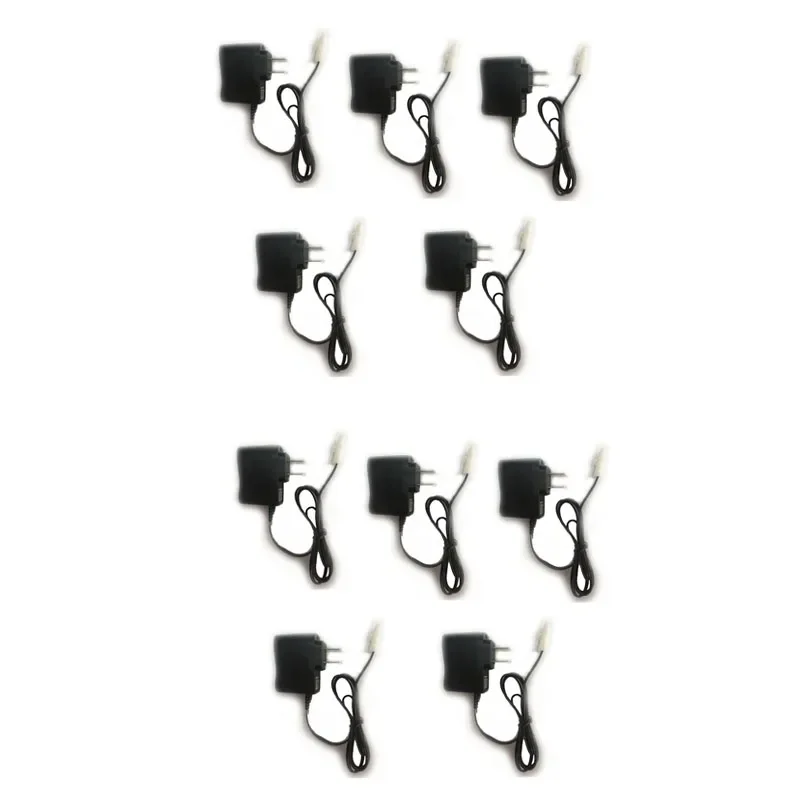 Tamiya macho Plug Power Indicator para NiMH NiCD bateria, carregador de bateria, AC 110V-240V, 9.6V, 250mA, EUA, UE, 10Pcs Lot