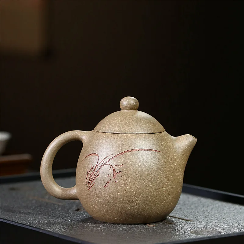 300cc Yixing Purple Clay Filter Tea Infuser Chinese Zisha Teaware Handmade Green Mud Tea Pot Household Custom Beauty Teapot