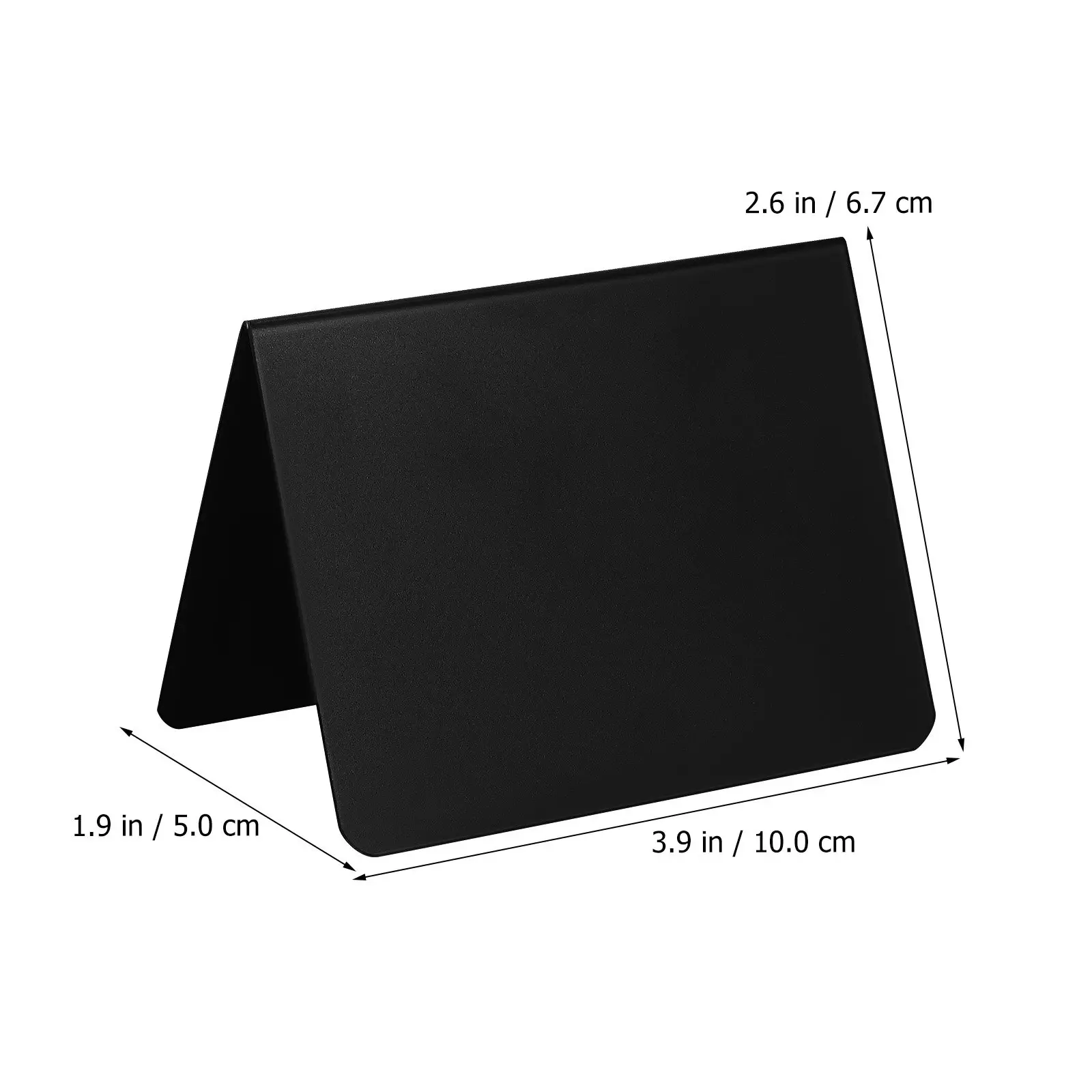 20Pcs Mini Blackboard Double Sided Black Chalkboard Signs for Tabletop Kitchen Notes Message Board Food Labels Pens Cleaning