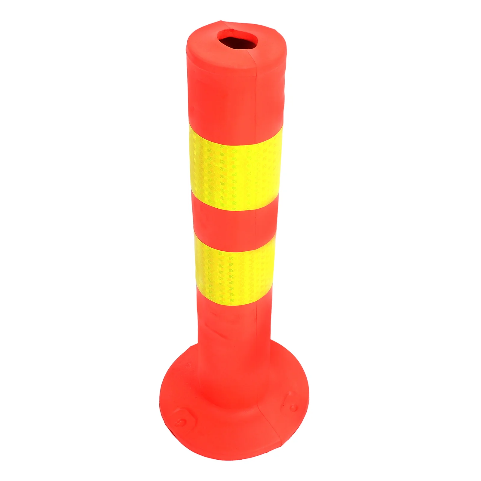 Warning Column Solid PU Material 45cm Garage Parking Assist Safety Barrier Durable Traffic Cone Reflective Parking Stop