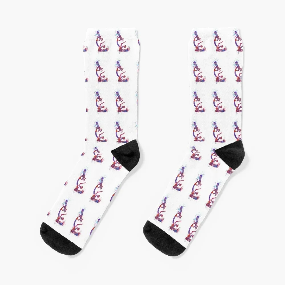 Microscope Socks Christmas custom Women's Socks Men's