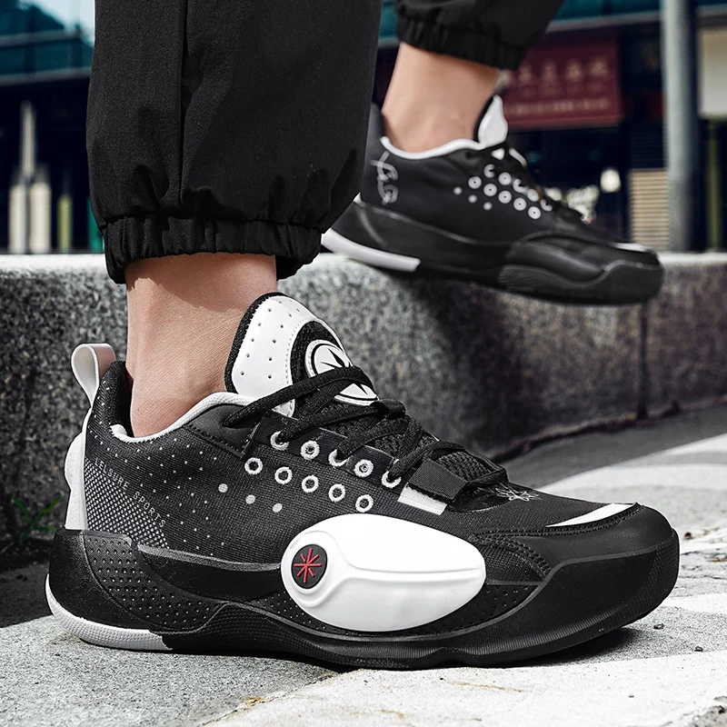 

Fashion Casual Men's Shoes New Air Cushioned Shoes Low Wear Cushioning Basketball Shoes Sneakers Comfortable Sports Shoes