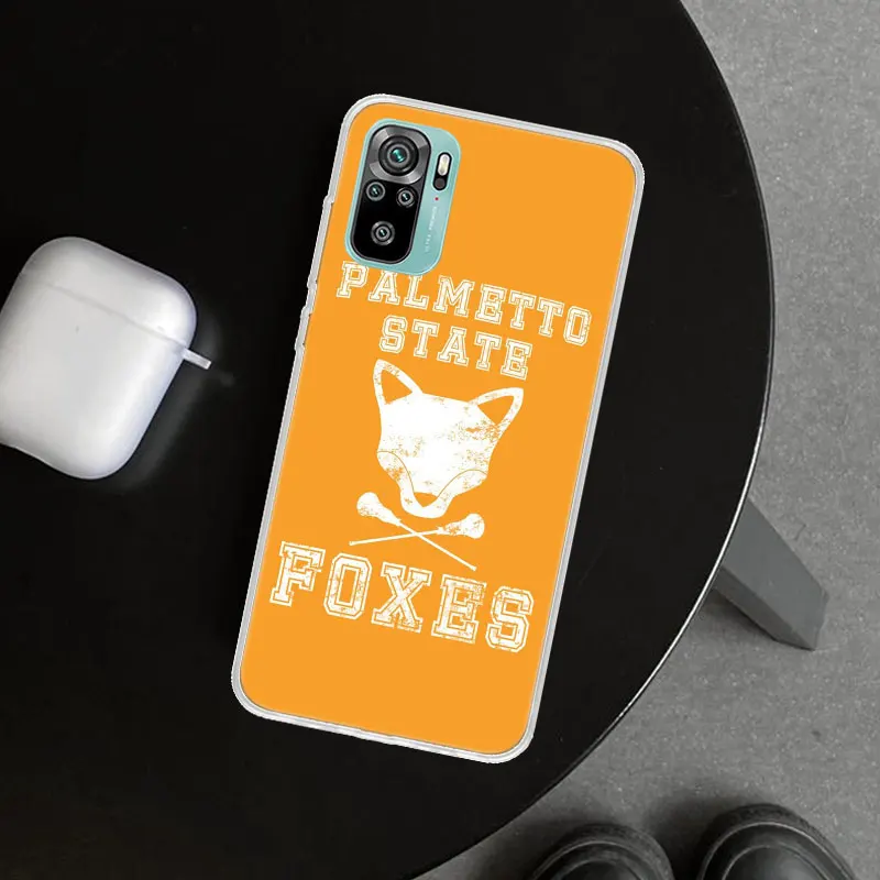 Andreil All For The Game Palmetto State Foxes Phone Case Cover for Xiaomi Redmi Note 13 12S 12 11 11S 11T 11E 10 Pro 10S 9 9S 9T