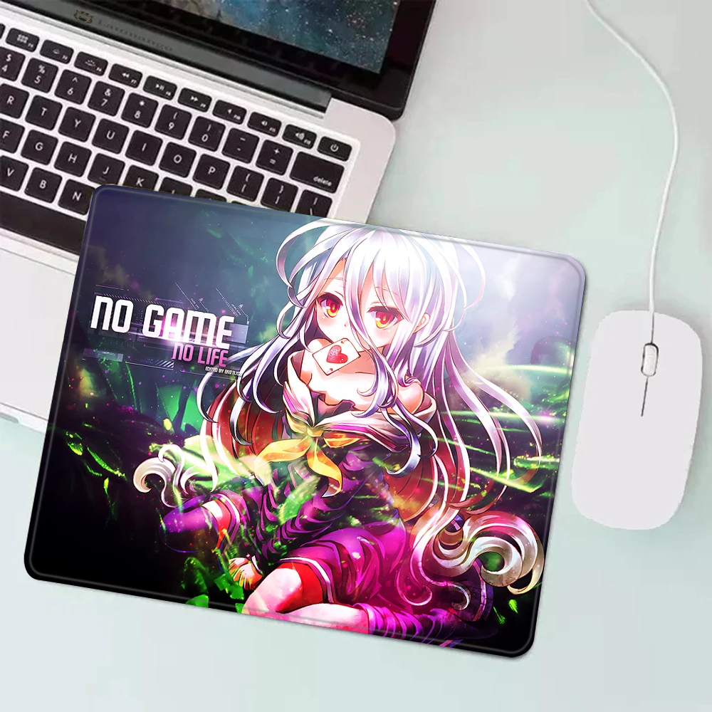 No Game No Life Gaming Mouse Pad XS Small Mousepad For PC Gamer Desktop Decoration Office Mouse Mat Deskmat Rug