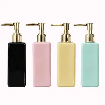 250Ml Badkamer Zeepdispenser Fles Shampoo Douchegel Fles Pers Type Hervulbare Lege Vloeibare Lotion Conditioner Container