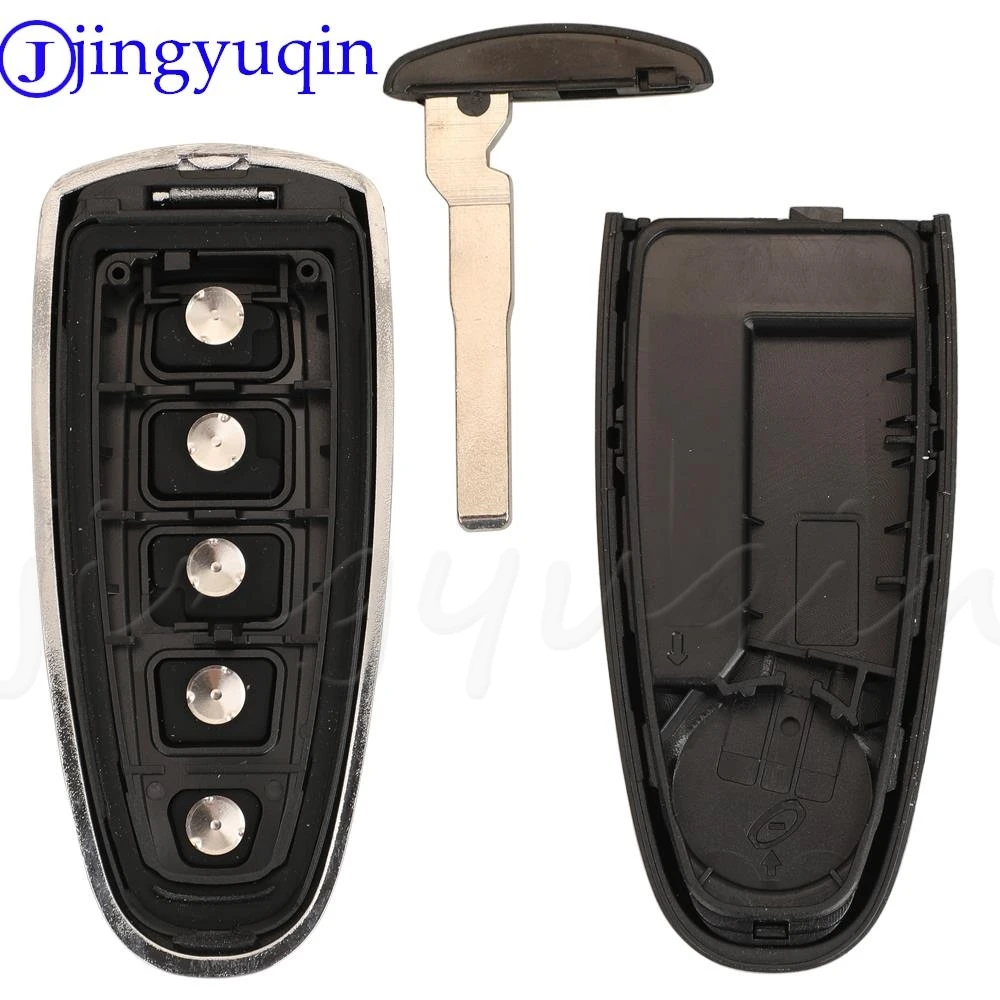 jingyuqin 5 Buttons For Ford Edge Escape Explorer Taurus Flex Focus Remote Key Fob 434MHZ ID46 PCF7953 Chip BT4T-15K601-CX