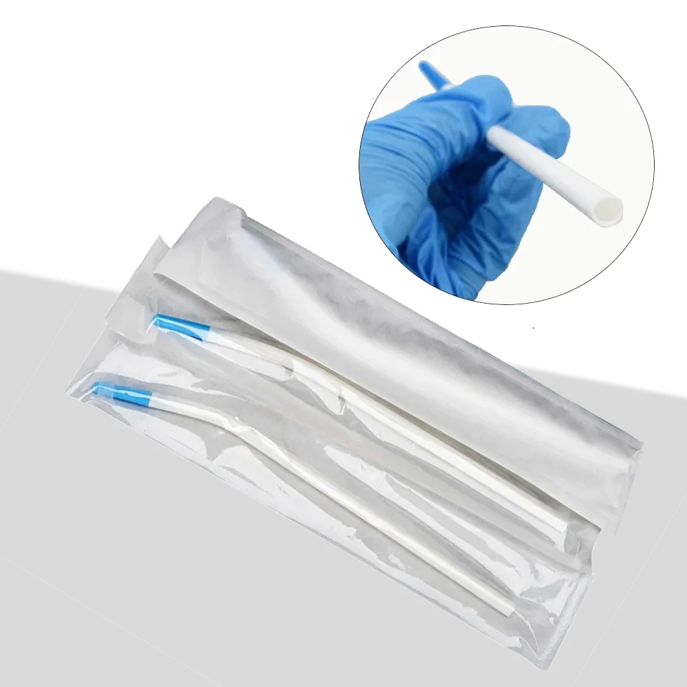 

20Pcs Dental Suction Tips Disposable Saliva Ejector High Quality Smooth Plastic for Clinic Lab Surgery Tools
