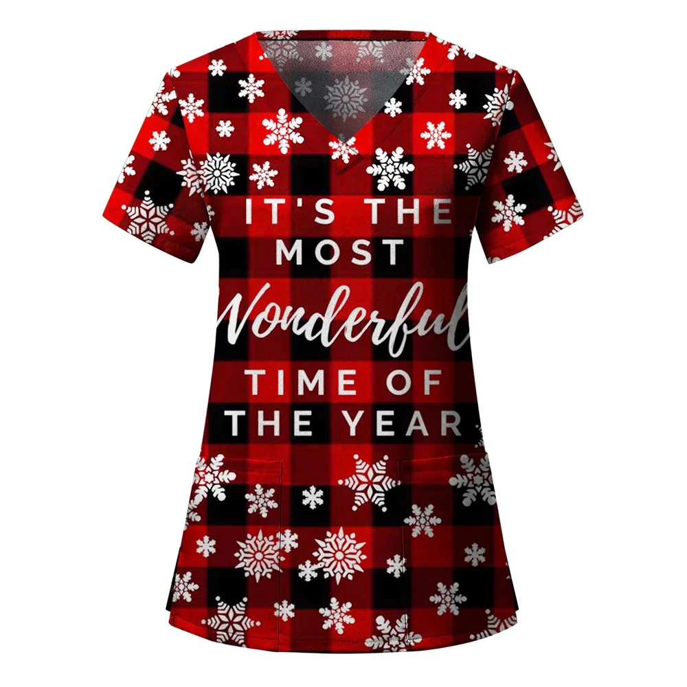 Uniformi chirurgiche mediche delle donne natale grafica farmacia ospedale infermiere scrub top salone di bellezza odontoiatria Pet Doctor