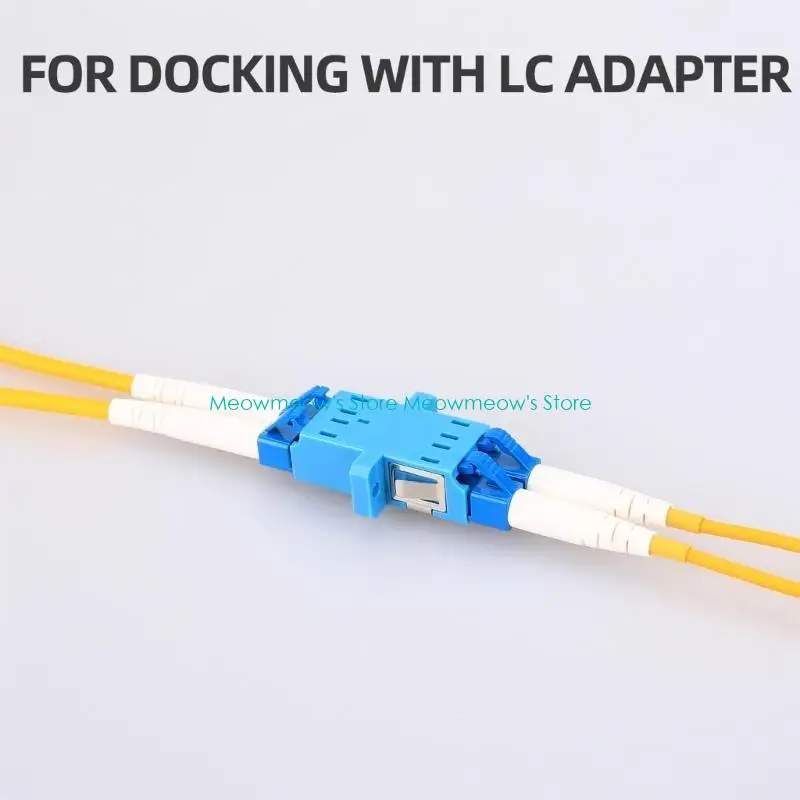 W91A汎用性のあるLC/UPCデュプレックスファイバー光学カプラーアダプター滑らかな接続用品質ケーシング低挿入損失