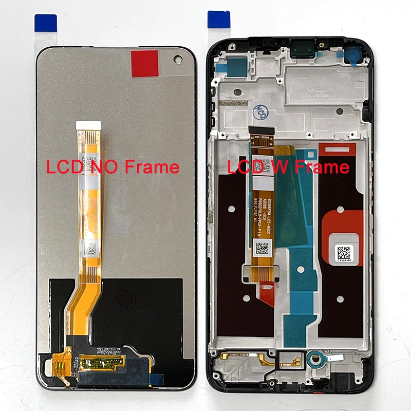 Original For Oppo Realme Narzo 50i 50A LCD Display Screen Frame Touch Panel Digitizer For Realme Narzo 50 RMX3286 LCD Assembly