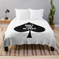 Built For Blacks- Queen Of Spades Throw Blanket Beach Blanket