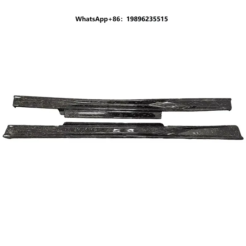 Forged Carbon Fiber Car Top Side Skirts for R35 2008-2019 Exterior Carbon Front Skirts