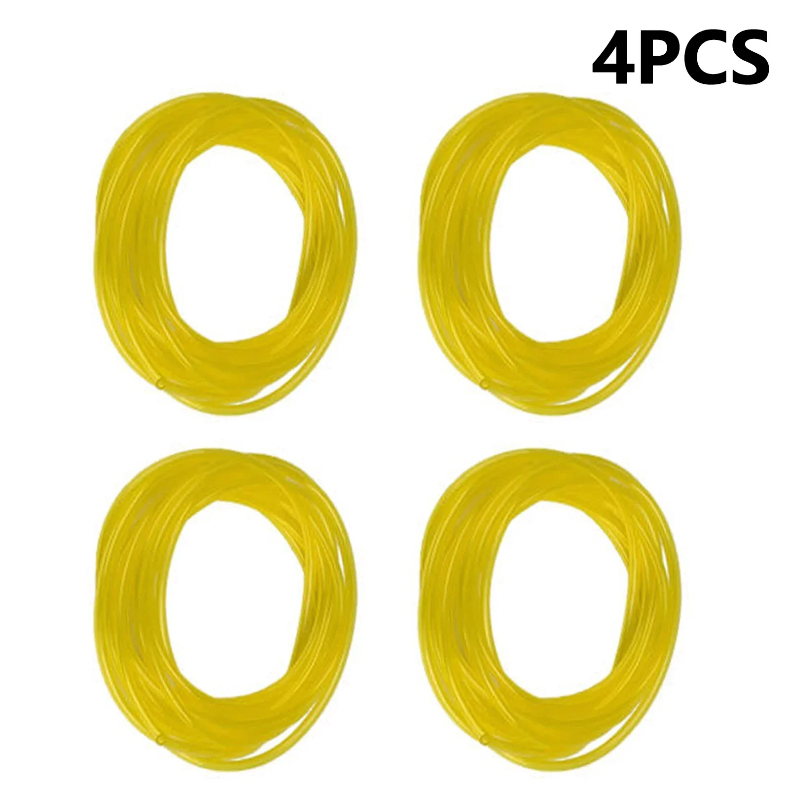 4 قطعة مجموعة خط الوقود 1 متر البنزين أنابيب الوقود خط الغاز خرطوم أنبوب خراطيم خط أنابيب البلاستيك الأصفر المنشار منفاخ حديقة أداة ملحق #1