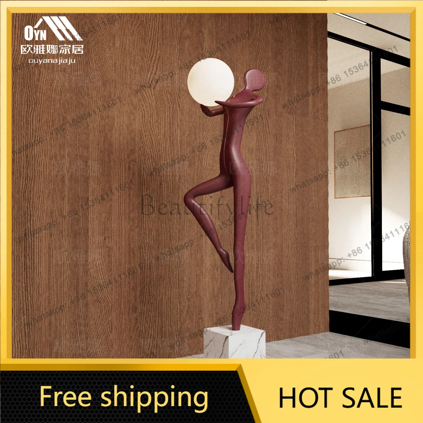 Abstract Sculpture Sales Office Entrance Art Ornament Ornament