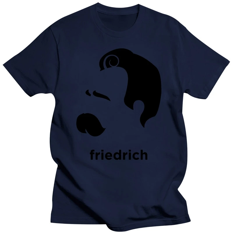 Friedrich Nietzsche T-shirt For Men Plus Size 4XL Group Camiseta