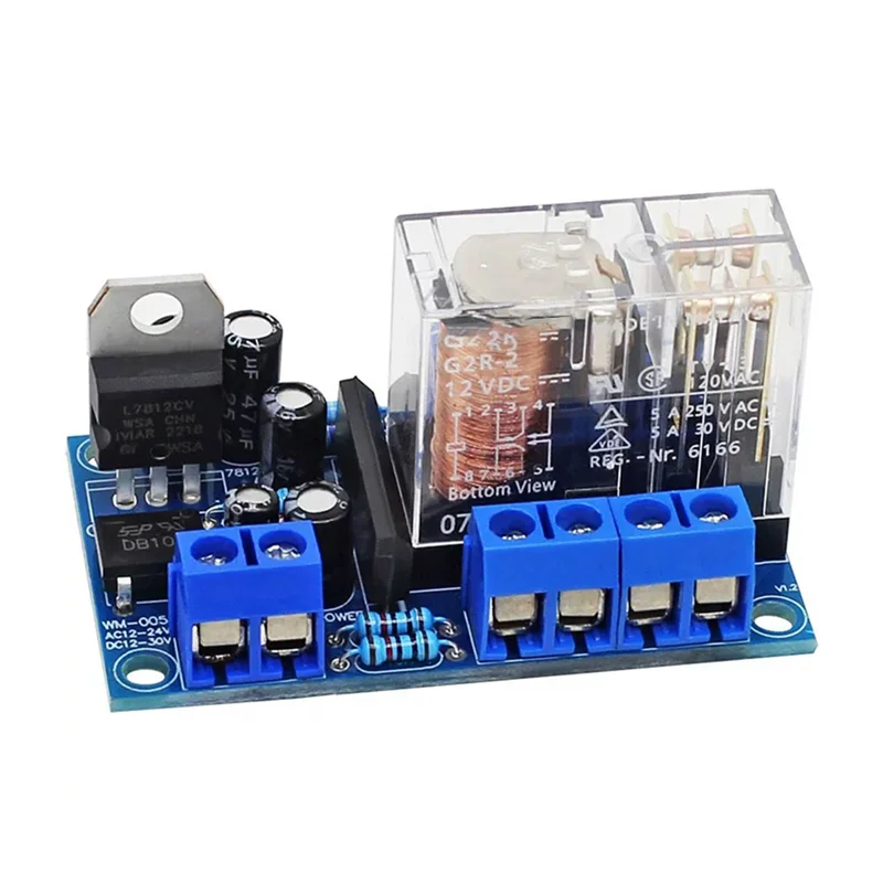Placa de proteção de alto-falante fólico upc1237 para relé-diy interruptor passivo liga/desliga atraso módulo de funcionalidade anti-impacto