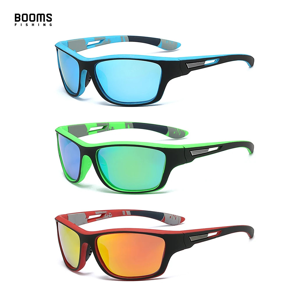 Booms Fishing SG1 Men's Polarized Sunglasses Outdoors Cycling Driving Hiking Sun Glasses for Men Women Anti-glare UV400 Eyewear