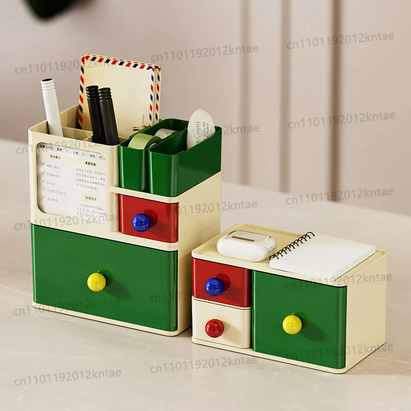 Desktop storage box - the ultimate organizer for entryways, desks, and stationery - drawer-style storage container