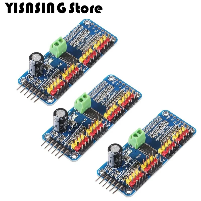 1-5pcs PCA9685 16 Channel 12-bit PWM Servo Motor Driver I2C Module Robot