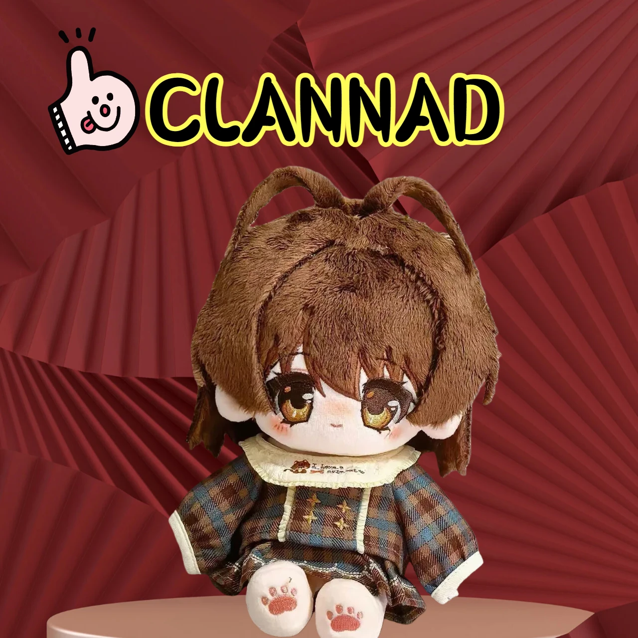 Furukawa Nagisa – figurines en peluche pour Cosplay, 20CM, décoration périphérique de dessin animé, jouet pour enfant, cadeaux d'anniversaire