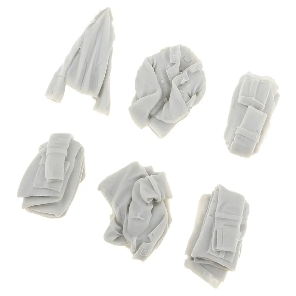 Resin WWII Models Clothes Shoes Hats Sand Table Building Kits Layout