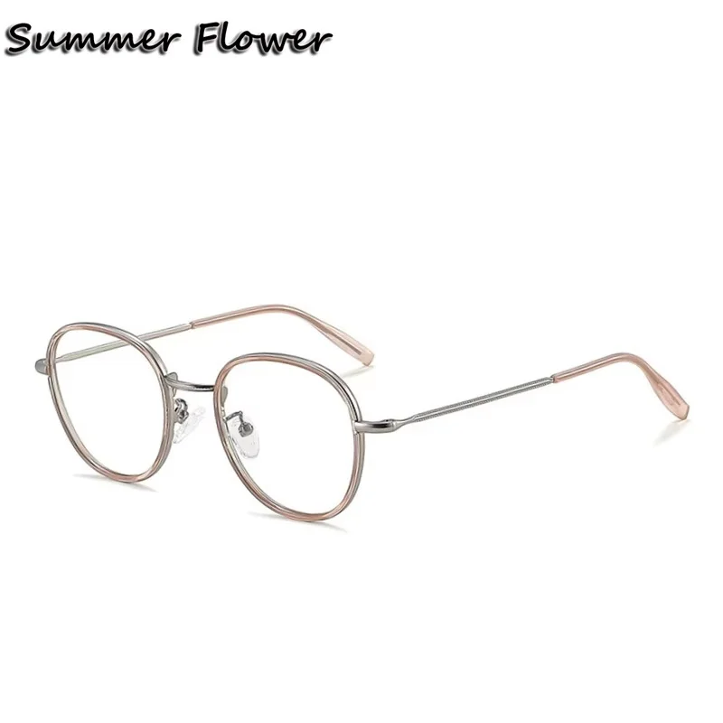 

Оправы для очков овальной формы Gafas: мужские, женские, подростковые, из ацетата и сплава, для оптических линз