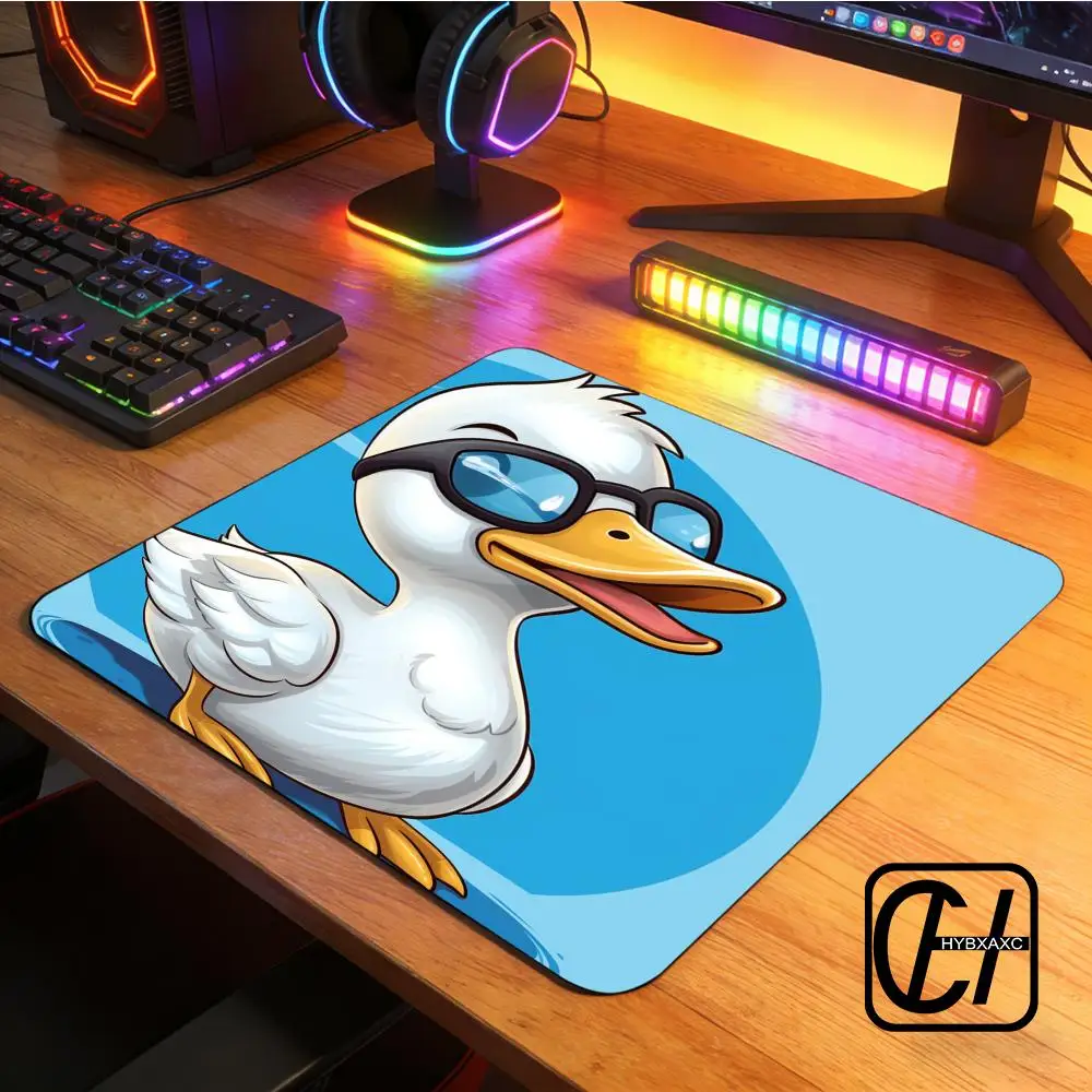 

Sunglasses Duck Mouse Pad Computer Accessories Office Game Table Mats Rubber Anti-slip Mousepads Small XS Decor Desk Pads HYBXXC
