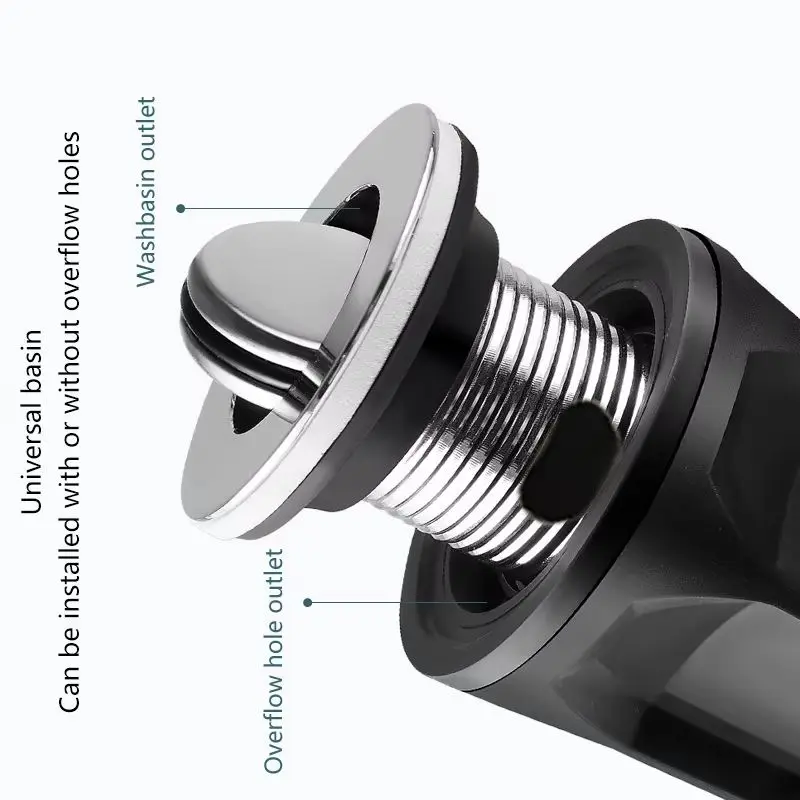 

Retractable Deodorizing Filter Flexible Downspout Bathroom Anti Clogging Flip Top Anti-Odor Drain Pipe Set Kitchen Sink Drain