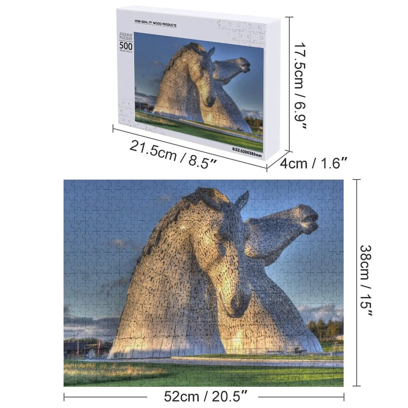 The Kelpies Jigsaw Puzzle Baby Toy Christmas Gifts Custom Name Child Toy Personalised Name Puzzle