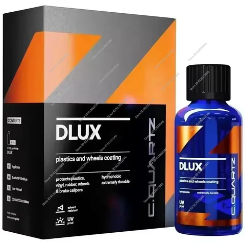Керамическое покрытие CAR CQUARTZ DLUX для колесных дисков, 50 мл, защита от УФ-излучения для колес, внешней пластиковой и резиновой фурнитуры, металлов
