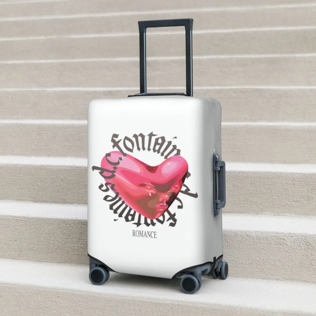 

Fontaines DC Romance чехол для чемодана, эластичные защитные чехлы для дорожного багажа на 18-32 дюймов